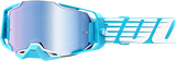 100% Armega Goggle - Oversized Sky - Blue Mirror Lens 50005-00010