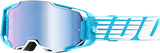 100% Armega Goggle - Oversized Sky - Blue Mirror Lens 50005-00010