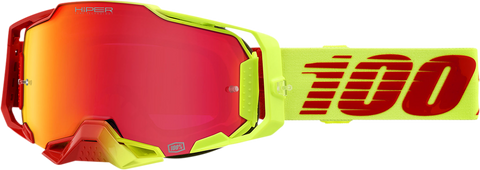 100% Armega Goggle - Solaris - HiPER Red Mirror Lens 50003-00003