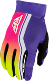 FLY RACING 2X F 16 Raze Gloves Purple/Pink/Yellow 380-9142X