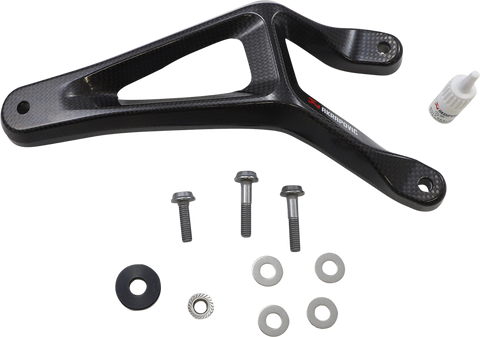 AKRAPOVIC Carbon Fiber Muffler Bracket P-MBK10SO2 for Enhanced Performance