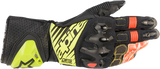 Alpinestars GP Tech v2 Motorcycle Gloves Black/Fluo Yellow/White/Fluo Red 3XL - Part 3556622-1503-3X