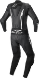 Alpinestars Stella Missile v2 1-Piece Leather Race Suit Black/White, Women's US 2 / EU 38, Part 3180122-12-38