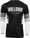 THOR Hallman Differ Draft Motocross Jersey Black/White 2XL, Part Number 2910-6601