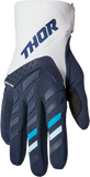 THOR Women's Spectrum Gloves, Midnight/White, Large, Part Number 3331-0213