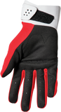 THOR Youth Spectrum Gloves, Red/White, Medium, Part Number 3332-1610
