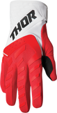 THOR Youth Spectrum Gloves, Red/White, Small, Part Number 3332-1609