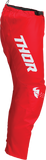 THOR Youth Sector Minimal Motocross Pants, Red, US 28, Part Number 2903-2018