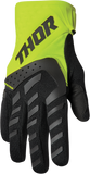 THOR Youth Spectrum Gloves, Black/Acid, Small, Part Number 3332-1619