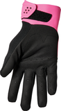 THOR Women's Spectrum Gloves, Fluo Pink/Black, Small, Part Number 3331-0207