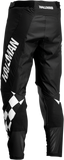 THOR Hallman Differ Cheq Pants Black/White, US 36, Part Number 2901-9520