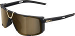 100% Eastcraft Sunglasses - Soft Tact Black - Soft Gold Mirror Lens 61045-258-01