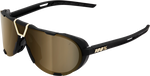 100% Westcraft Sunglasses - Soft Tact Black - Soft Gold Mirror Lens 61046-258-01