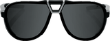100% Westcraft Sunglasses - Matte Black - Smoke Lens 61046-102-01