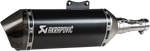 AKRAPOVIC Slip-On Scooter Muffler S-VE125SO3-HZBL * Stainless Steel with Carbon Fiber End Caps