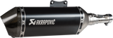 AKRAPOVIC Slip-On Scooter Muffler S-VE125SO3-HZBL * Stainless Steel with Carbon Fiber End Caps