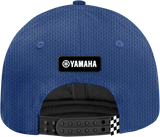 Yamaha Apparel Flat Bill Snapback Hat, Blue, Model NP21A-H2689