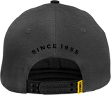 Yamaha Vintage Patch Curved Bill Hat, Gray, Yamaha Apparel NP21A-H2691