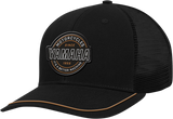 Yamaha Apparel Motorcycle Patch Hat, Black, Curved Bill, NP21A-H2740