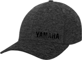 Yamaha Apparel Yamaha Velcro Hat, Dark Gray, Curved Bill, Model NP21A-H2736