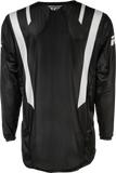 Fly Racing Kinetic Mesh Dbk Jersey Black/White Medium - Breathable Dirt Bike Jersey for Maximum Comfort