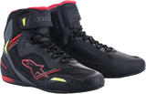 Alpinestars Faster-3 Rideknit Shoes Black/Red/Yellow, US 14 / EU 48, Part Number 251031913614