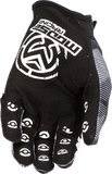 Moose Offroad Youth MX1™ MX Gloves, Black/White, Small, Part 3332-1718