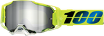 100% Armega Goggle - Koropi - Flash Silver Mirror Lens 50005-00013