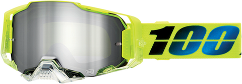 100% Armega Goggle - Koropi - Flash Silver Mirror Lens 50005-00013