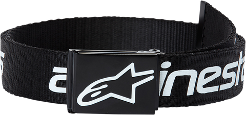 ALPINESTARS Linear Web Belt - Black/White - One Size 1230931001020OS