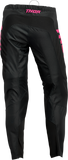 THOR Women's Sector Minimal Pants Black/Pink Fluo, US 13/14, Part Number 2902-0311