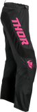 THOR Women's Sector Minimal Pants Black/Pink Fluo, US 3/4, Part Number 2902-0306