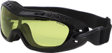 Bobster Night Hawk Goggle Gloss Black with Yellow Lens, Model BHAWK01Y