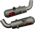 AKRAPOVIC Slip-On Line Titanium Muffler - Hypermotard 950 S-D9SO15-HCBT