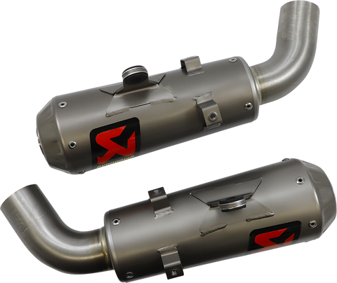 AKRAPOVIC Slip-On Line Titanium Muffler - Hypermotard 950 S-D9SO15-HCBT