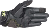 Alpinestars Halo Motorcycle Gloves Forest Black/Fluo Yellow Large 3504822-6085-L