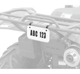 QuadBoss ATV License Plate Kit - White, 211907