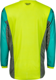 Fly Racing Kinetic Mesh Kore Jersey Hi Vis/Teal/Grey XL