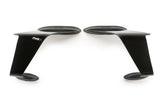 Puig Downforce Race Side Spoilers Black for Kawasaki Ninja ZX-10R and ZX-10RR, Part Number 20543N