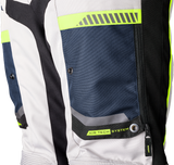 RST Maverick Evo CE Textile Motorcycle Pants, Navy/Silver, Large, Part Number 103199NVY-34