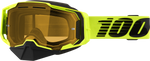 100% Armega Snow Goggle - Nuclear Citrus - Yellow Lens 50007-00003