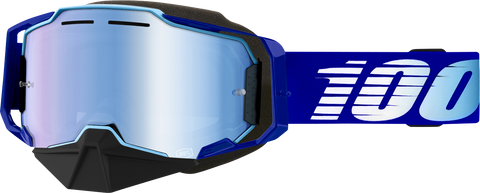 100% Armega Snow Goggles - Royal - Blue Mirror 50008-00004
