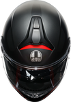 AGV Tourmodular Helmet - Frequency - Matte Gunmetal/Red - 2XL 211251F2OY00516
