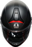 AGV Tourmodular Helmet - Frequency - Matte Gunmetal/Red - 2XL 211251F2OY00516