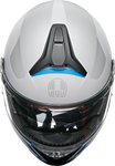 AGV Tourmodular Helmet - Frequency - Light Gray/Blue - 2XL 211251F2OY00616