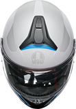 AGV Tourmodular Helmet - Frequency - Light Gray/Blue - 2XL 211251F2OY00616