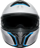 AGV Tourmodular Helmet - Frequency - Light Gray/Blue - 2XL 211251F2OY00616