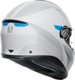 AGV Tourmodular Helmet - Frequency - Light Gray/Blue - Small 211251F2OY00610