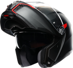 AGV Tourmodular Helmet - Frequency - Matte Gunmetal/Red - Small 211251F2OY00510