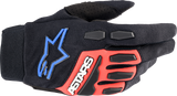 ALPINESTARS Full Bore XT Gloves Black/Bright Red/Blue XL, Part Number 3563623-1317-XL